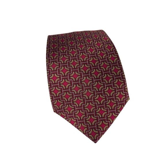 Hermes Other - Hermes Silk Vintage Tie Geometric Print